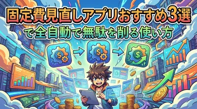 固定費見直しアプリおすすめ3選で全自動で無駄を削る使い方とは