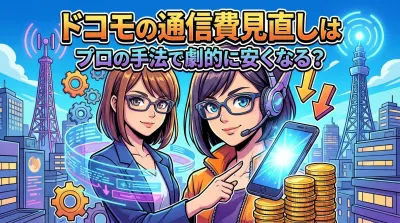 ドコモの通信費見直しはプロの手法で劇的に安くなる？