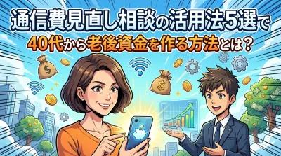 通信費見直し相談の活用法5選で40代から老後資金を作る方法とは？