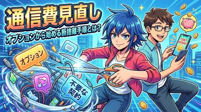 通信費見直しはオプションから始める断捨離手順とは？