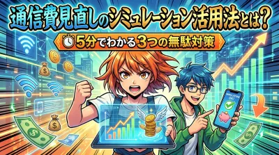 通信費見直しのシミュレーション活用法とは？5分でわかる3つの無駄対策