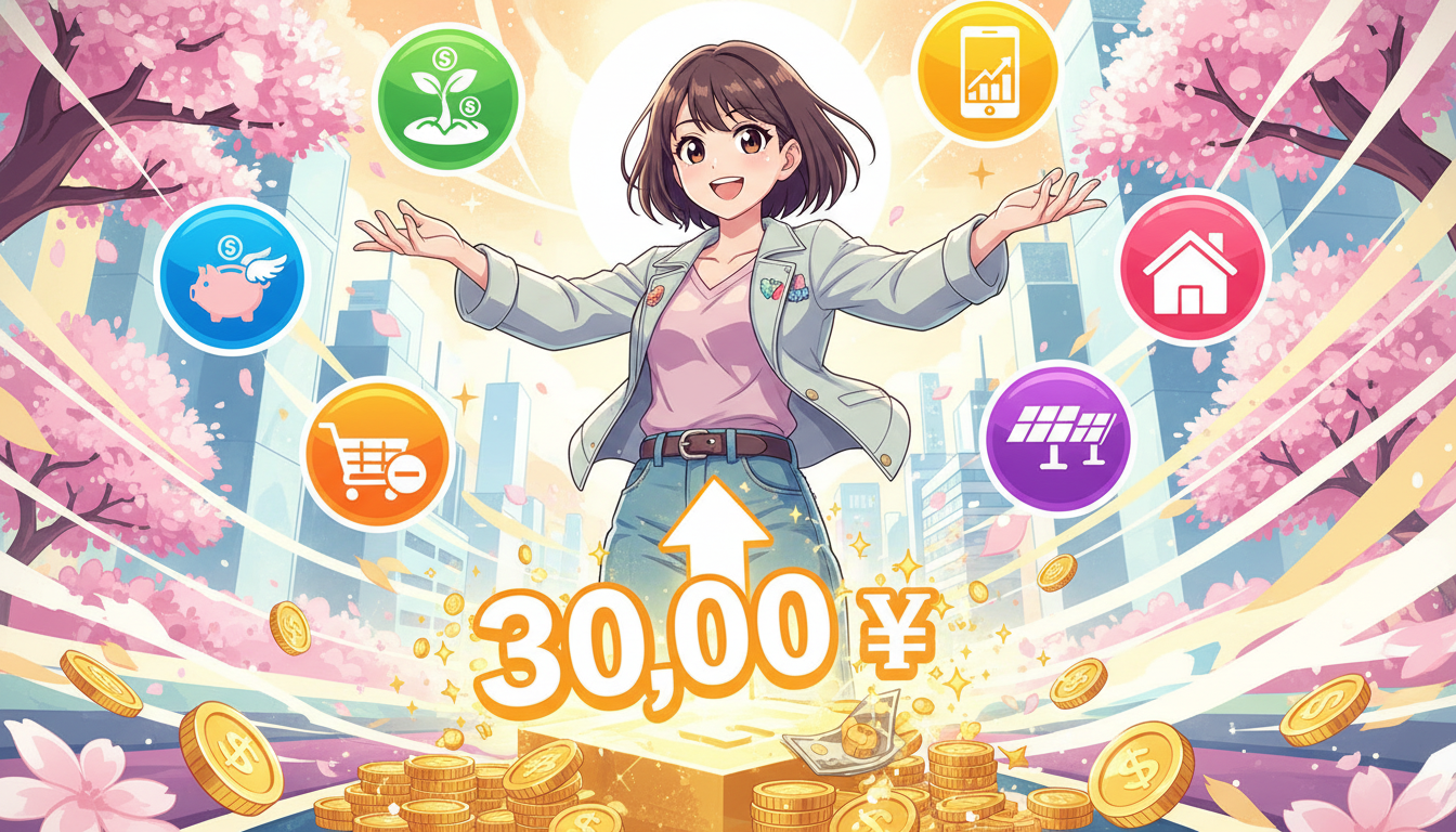 月3万円を生み出す5つの具体的な方法