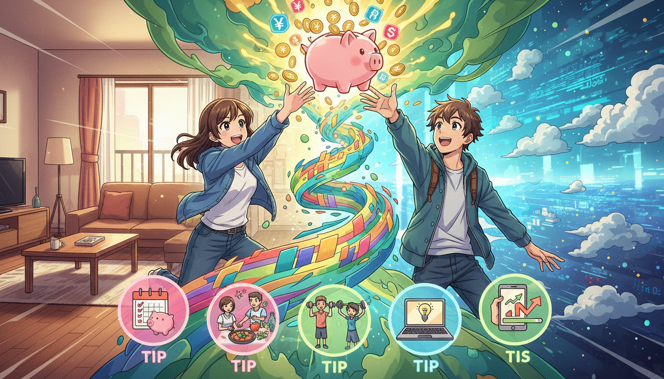 副業資金を貯める5つの具体的なコツ