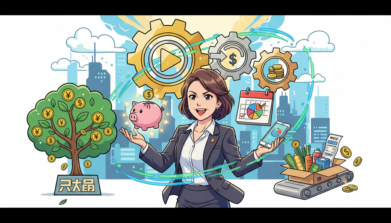 結論:仕組み化と自動化で「勝手にお金が残る状態」を作る