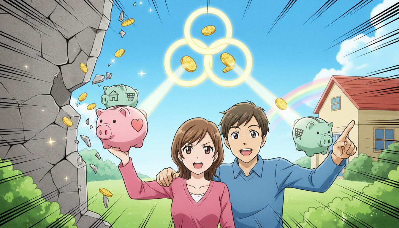 なぜ3つの口座管理でお金の喧嘩がなくなるのか
