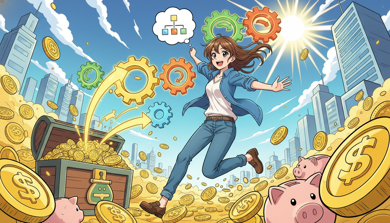 結論:仕組みを作れば勝手にお金は残る