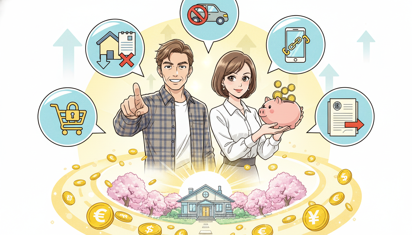 固定費削減で老後資金を作る結論:5つの項目を見直すことで年間数十万円の資金が生まれます